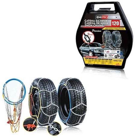 Catene Da Neve 205/80R15, 255/50R16,225/55R17,215/55R18,245/45R18,215/80R14,215/75R15,255/45R17,225/50R18,255/40R18,225/70R15,265/40R17,240/45R18,265/35R18,225/45R19,255/35R19