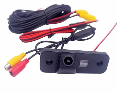 cámara de inversión de automóviles Lente Ojo de pez HD AHD 1080P para cámara de visión Trasera de Respaldo inverso para IX25 IX45 para Creta para Carens para Azera Santafe 2011-2019(AHD720P)