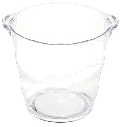 Cubos de hielo Cubo de hielo Caja de almacenamiento transparente de alta capacidad Caja de almacenamiento impermeable Vino Cerveza Cóctel Cubo de hielo Enfriador portátil for bar restaurante Cubo de h