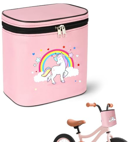 flintronic Panier de Vélo, Tissu Oxford Imperméable Panier Velo Enfant, Accessoires Vélo Enfants, Convient au Scooter de Tricycle de vélo d'équilibre pour Enfants