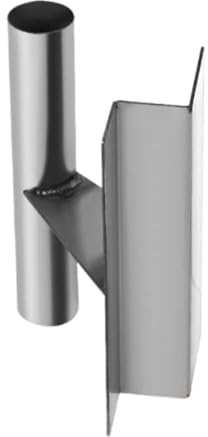 FewNvWa Cazzuola per Angoli Da Costruzione in Acciaio Inox Strumento Leggero E Durevole Adatto per Muratura E Progetti Domestici, Z Shape 10x5.3cm