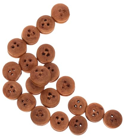 SAFIGLE 20 Pezzi Pulegge in Legno Grezzo Da 5 Mm Per Modellismo Navale, Carrucole Artigianali Educative Per Bambini, Accessori Fai Da Te Per e Giochi Creativi