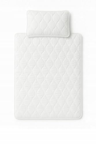 KONEY Baby Bettdecke Set 90x120 mit Kissen 40x60 Steppdecke Kinderdecke Mikrofaser leicht weich atmungsaktiv Allergiker geeignet Ganzjahresdecke Kleinkind Schlafkomfort