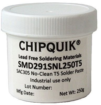 Solder Paste in jar 250g (T5) SAC305 no clean