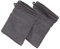 Erwin Müller Waschhandschuh Karlsruhe 2er- Pack 100% Baumwolle anthrazit Größe 15x21 cm - extrem saugstark, leicht, flauschig weich, hautschmeichelnd (weitere Farben)