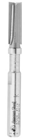 Amana Tool Carbide Tipped Miniature Flush Trim Plunge Template Router Bit, 47224, 1/4 Dia x 3/4 x 1/4 Inch Shank with Mini 1/4 D Upper Ball Bearing
