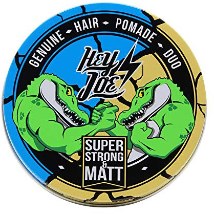 HEY JOE! - Genuine Hair Pomade Duo | Combinazione di Gel a Tenuta Super Forte e Gel Opaco - Flacone da 100 ml
