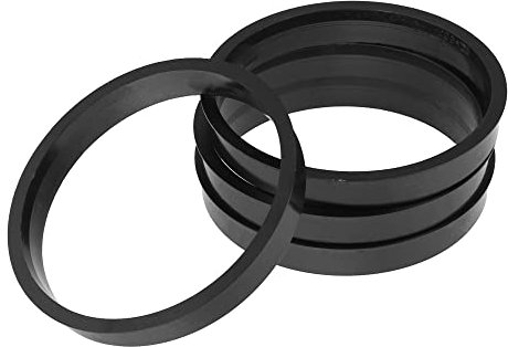 X AUTOHAUX 4pcs Bague de Centrage Jante 71,5mm à 66,1mm Plastique Voiture Centré Anneaux Roue Alésage Entretoise