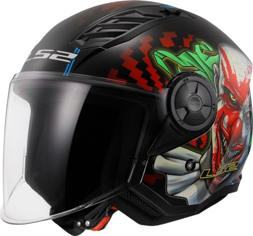 LS2, Casco Moto Jet AIRFLOW II Happy dreams, XXL