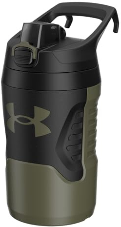 Under Armour 32 oz Insulated Water Bottles - Sports Water Jug with Handle, Fence Hook, Leak Resistant for Baseball, Football & More, 32 oz Water Bottles, Sports Water Bottle Insulated