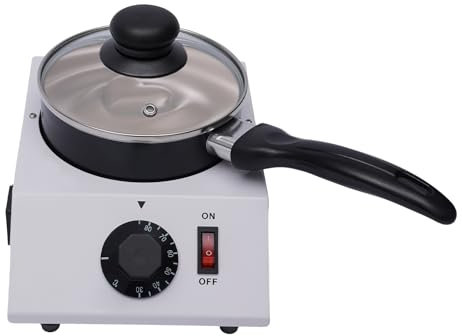 CHERIPOLI Schokoladen Schmelztiegel Edelstahl Wasserbad Schmelzschale, Melt Chocolate Elektro-Container, für Schokolade Zucker Butter Käse Karamell Bath