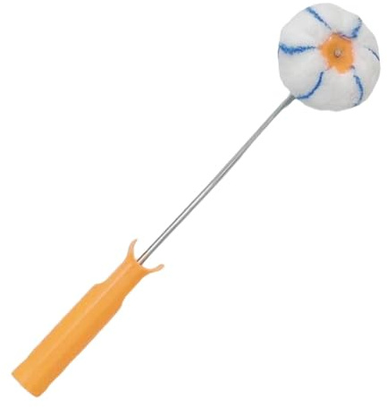 LOVIVER Rullo per pitturare angoli interni, impugnatura ergonomica per aree difficili da raggiungere, professionale, robusto, multifunzionale, lunghezza 44 cm