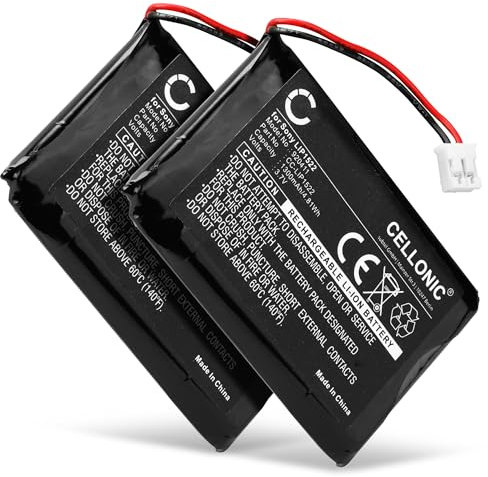 CELLONIC, Akku für Spielekonsole kompatibel mit Sony Dualshock 4 V1, LIP1522, CUH-ZCT1E (3.7V, 1300mAh) 2 Stück