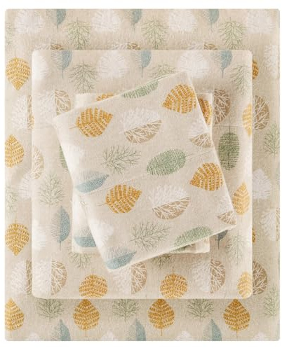 Sleep Philosophy Cozy Flannel Sheets 100% Cotton, Twin Sheet Set, 3 Piece