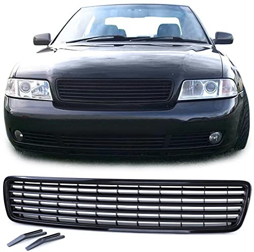 Kühlergrill ohne Emblem Schwarz passend für Audi A4 B5 94-00