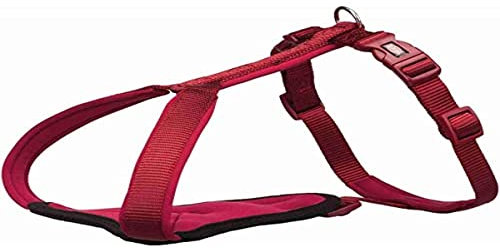 Trixie Premium und Geschirr, XXS-XS, 27-32 cm/10 mm, Zinnoberrot, Hund