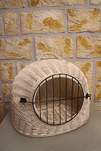Marcus Weidenhandel Katzentransportkorb Katzenhöhle Transportkorb Katzenkorb Weidenkorb Korb Katze (ohne Kissen)