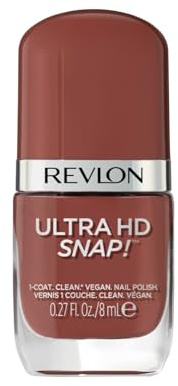 Revlon Ultra HD Snap Nail Polish, Long Lasting Vegan Formula, Quick Drying & One-Coat Full Coverage Colour (8ml) Basic (013) Unisex