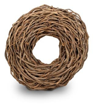 NaDeco Lianen Kranz in Natur im Durchmesser 38, 48, 65 und 85cm Türkranz Rebenkranz Kranz aus Wurzeln Naturkranz Rattankranz Lianenkranz Birkenkranz Weinrebenkranz, Größe:Ø 65 cm