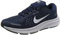 Nike Men's Air Zoom Structure 23 Running Shoe, Midnight Navy White Cerulean Dk Obsidian Black, 6.5 UK