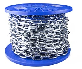 Catena genovese diametro 5 mm. in acciaio zincato 25 mt.