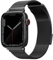 Dante Armband für Apple Watch, Stahlgeflecht, 40, 38 mm, Graphit