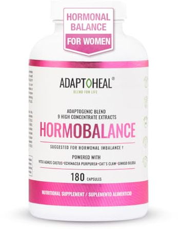 Hormone Balance for Women – Menopause & PMS Support Supplement – Adaptogens for Female Balance & Wellness – 180 Vegan Capsules