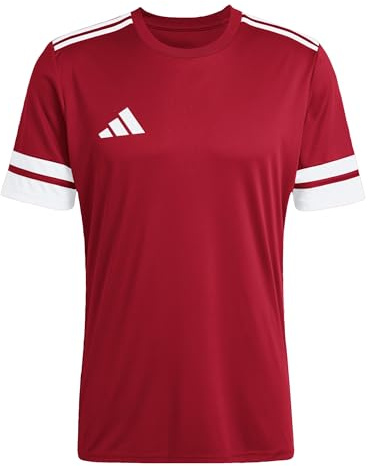 Adidas Men's SQUADRA25 Jersey Short Sleeve, Team Power Red 2 / White, XL