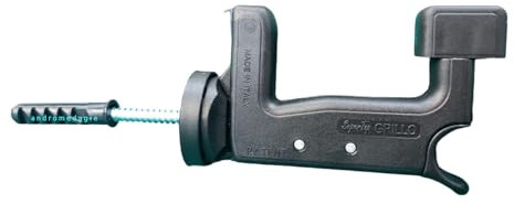 Super Top Grillo 10 uds. tornillo 70 mm negro | Retenedor automático patentado EsinPlast | Ajustable 44-60 mm | Para persianas y persianas | Compatible con aluminio, madera, hierro PVC