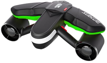 Sublue Navbow - Monopattino subacqueo Professionale a Doppio Motore con Supporto per Action Camera, velocità 2 m/s, per Piscina, Immersioni, Snorkeling, Scooter (Navbow Verde)