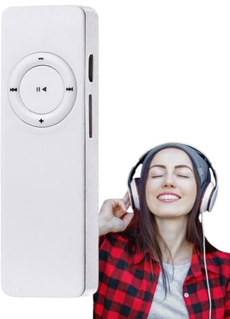 Lettore musicale per bambini, lettore audio digitale con altoparlanti e batteria integrati, lettore MP3 lungo supporta fino a 32 GB di spazio di archiviazione per corsa, passeggiate, viaggi