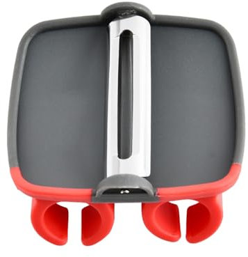 Sbucciatore Pelapatate per verdure a dita, pelapatate da cucina, pelapatate per frutta e patate con comoda impugnatura in gomma per zucca, carota, cetriolo, patata, multifunzionale (A, 6.7x6.5cm)