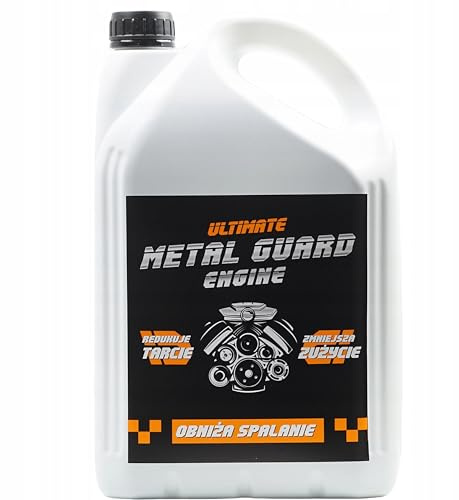 Metal Guard Engine, Aditivo para Motor 5L, Reduce Fricción y Consumo, Protección contra Daños y Corrosión