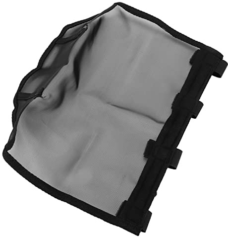 Tnfeeon Máscara contra Moscas de Caballo, Material Teslin, Protección Cómoda para Fosas Nasales Sensibles, Ideal para Montar a Caballo y Ponis (L)