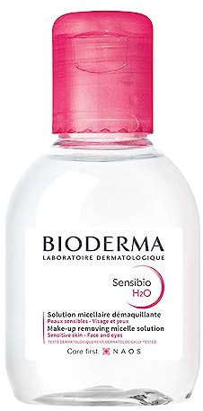 Bioderma Sensibio H2O - Soothing Micellar Water Protects Dry & Sensitive Skin, Cleanser Removes Impurities, Pollution & Pollen, Gentle Makeup Remover, 100ml
