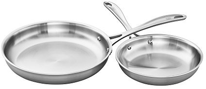Zwilling Spirit Bratpfannen-Set, Edelstahl, 2-teilig
