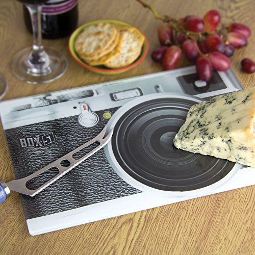 Box 51 Say Cheese Glass Cheese Board