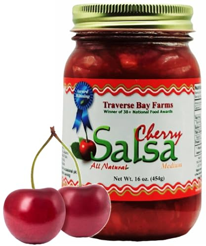 Traverse Bay Farms Nationally Award-Winning Salsa (Cherry, 1 Jar)