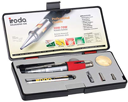 IRODA SolderPro 50 Kit fer à souder au gaz butane 30-70 W