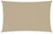 vidaXL Sonnensegel Wasserfest Sonnenschutz Windschutz Sonnendach UV Schutz Garten Terrasse Balkon Oxford-Gewebe Rechteckig 2,5x5m Beige