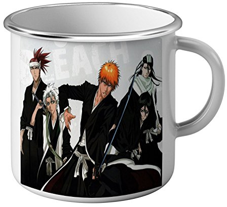 French Unicorn Shinigami Tasse, emailliert, Metall, Bleach, Anime, Japan