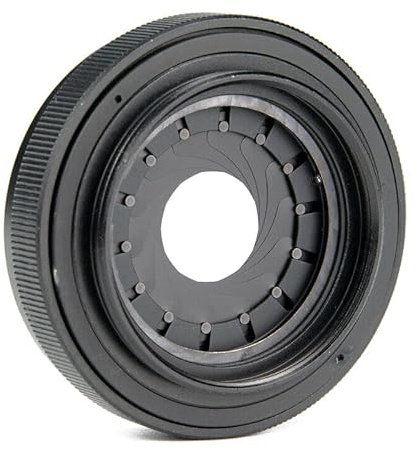 Adjustable 1.5-26mm Iris Diaphragm M30 to M37 Camera Lens Module Adapter Ring