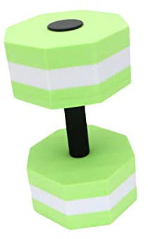 F Fityle Manubrio Acquatico Manubrio Acqua Manubrio Nuoto Bilanciere Manubrio Resistenza Piscina Bilanciere Acquatico Leggero Galleggiante per Sport Acquatici, Verde