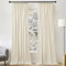 PONY DANCE Velvet Curtains for Living Room Samt Gardinen Wohnzimmer Vorhang Samt Creme 2er Set H 240 x B 132 cm (Gewicht: 300g/m²) Samtvorhang Kräuselband Weiche und Schwere Vorhänge gegen Kälte
