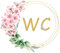 MenYiYDS Adesivo per Porte Bagno e WC - Decorazione Murale Autoadesiva con Piante e Fiori - Vasca da Bagno Inglese