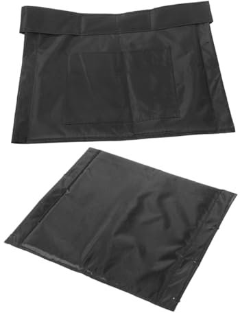 minkissy 1 Satz Rollstuhlkissen Rückenlehne Rollstuhl Weicher Sitz Rollstuhl zubehör waschbare Rollstuhlrückenlehne Rollstuhl sitzmatte Rollstuhlsitzkissen Rückenstütze Oxford-Stoff Black