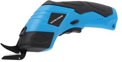 Cordless Electric Scissors, USB Rechargeable Power Shears with Ergonomic Handle, Electric Scissors Cardboard Cutter for Fabric Carpet Box Cutter