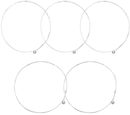 ARYIMYDP Juego de 5 Cuerdas de Repuesto para Guitarra Eléctrica, 3x Cuerda Mi Aguda (1ª) y 2x Si (2ª) Calibre 009, Acero Níquel Premium para Sonido Brillante y Duradero