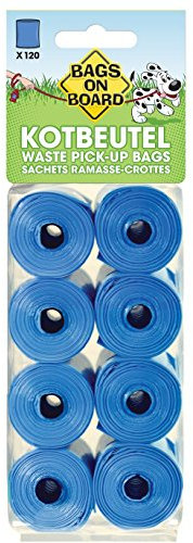 Bags on Board Hunde Kotbeutel 120 Beutel blau