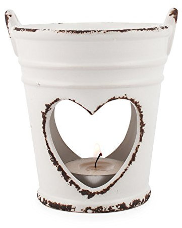 pajoma Keramik Duftlampe ''Old Romantic'' Klein, H 10,5 cm in Weiß